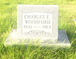 Grave marker for Chales E. Woodford, 1941 - 1963.