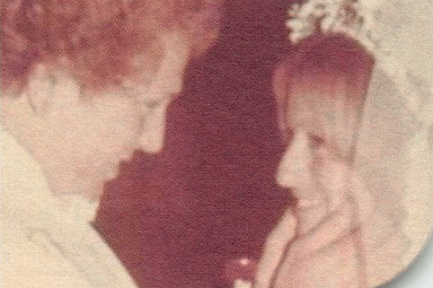 Bob and Jamie, wedding picture.